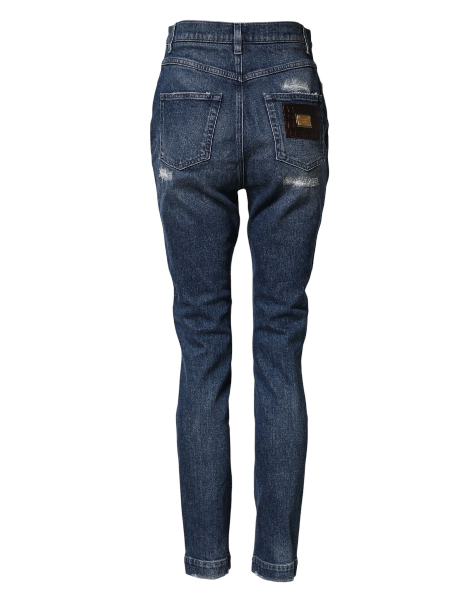 Pair of blue denim jeans