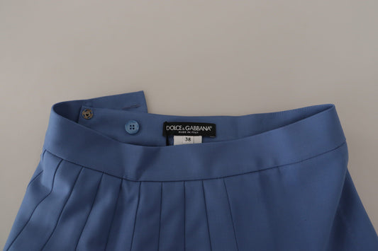 Blue skirt on hanger