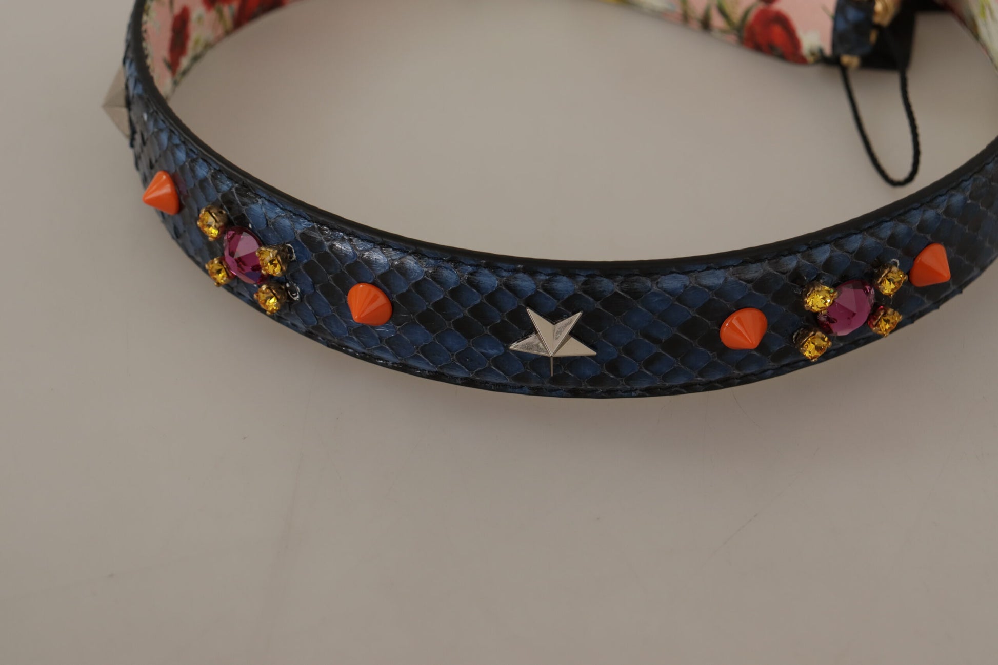 Decorative headband with colorful beads and a star design