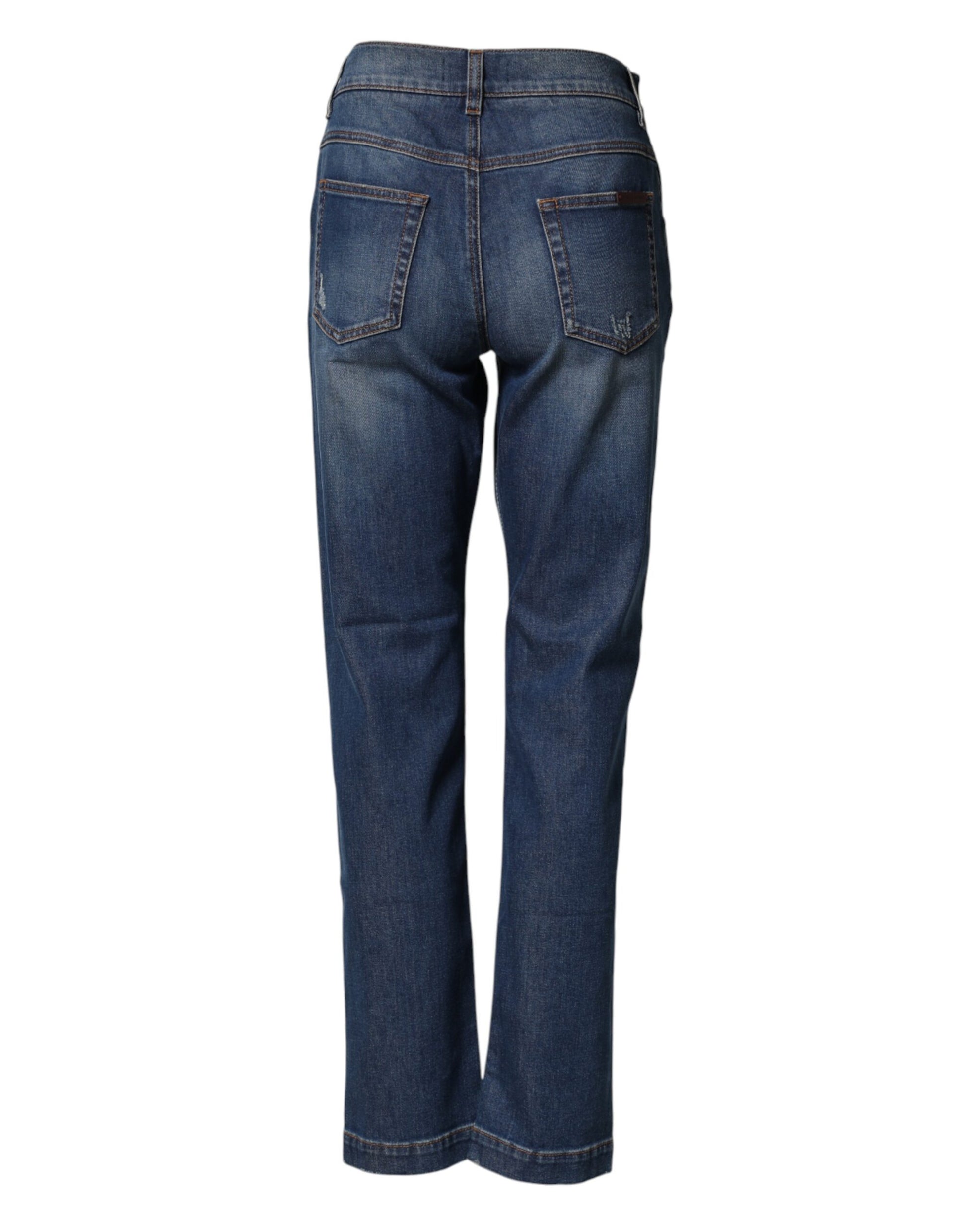 Pair of blue jeans on a mannequin