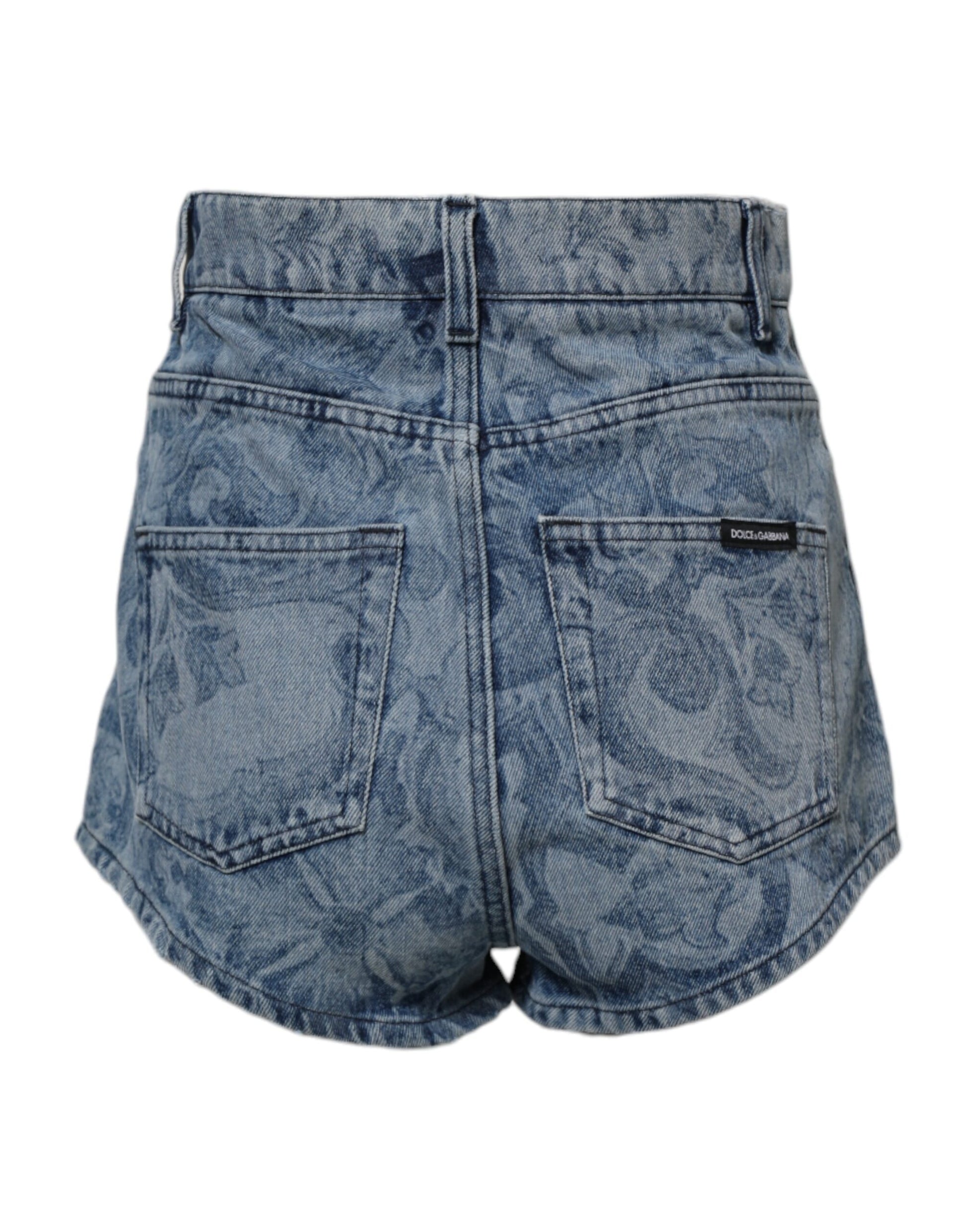 Pair of denim shorts