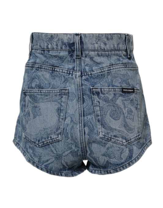 Pair of denim shorts