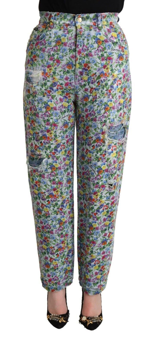 Pair of floral print pants