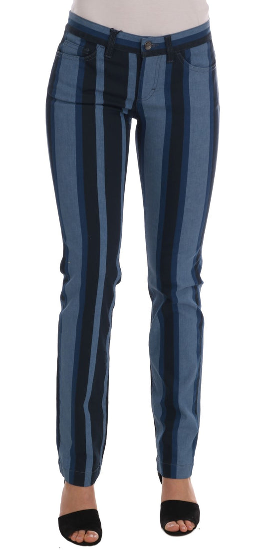 Pair of striped jeans