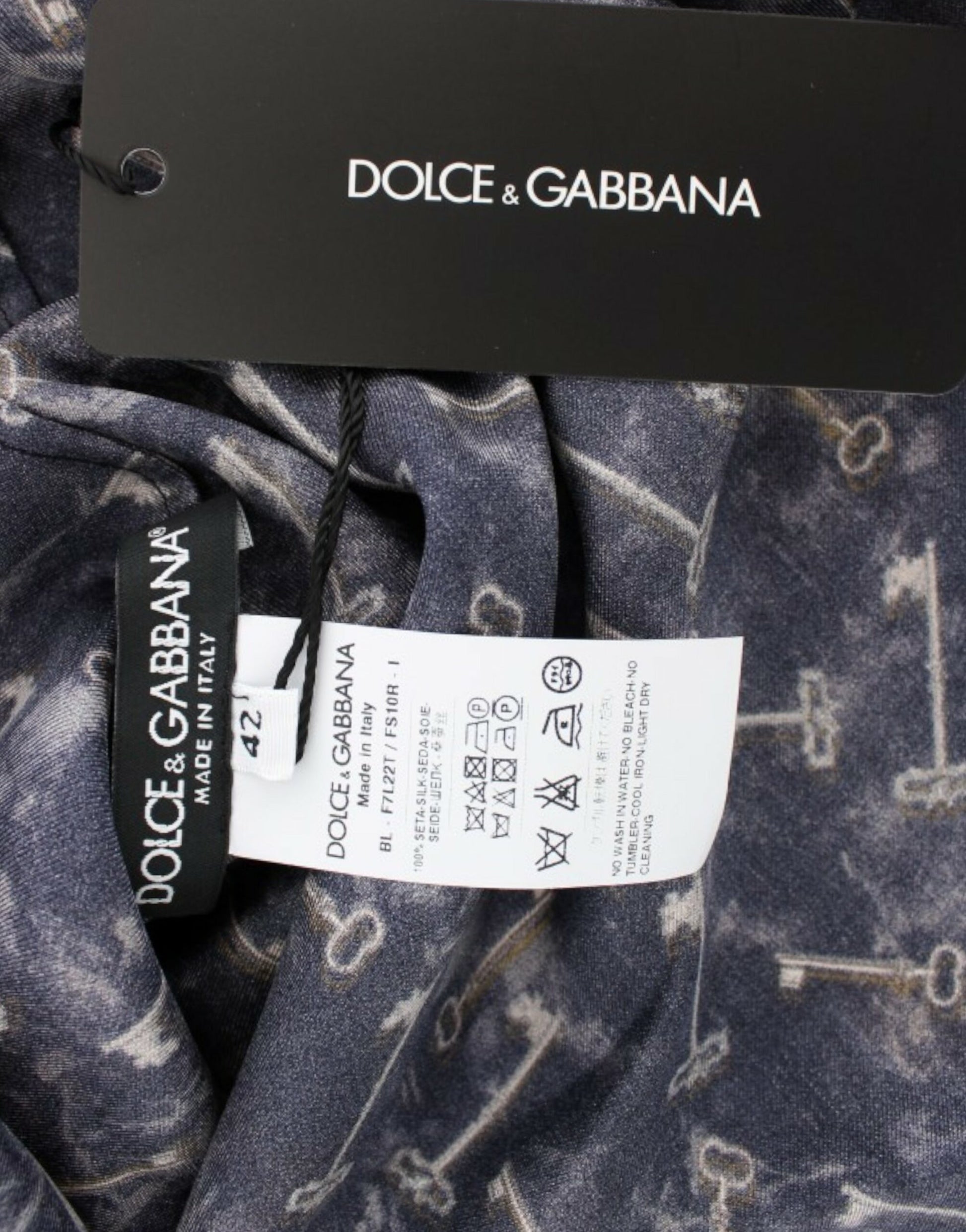 Clothing tag on fabric