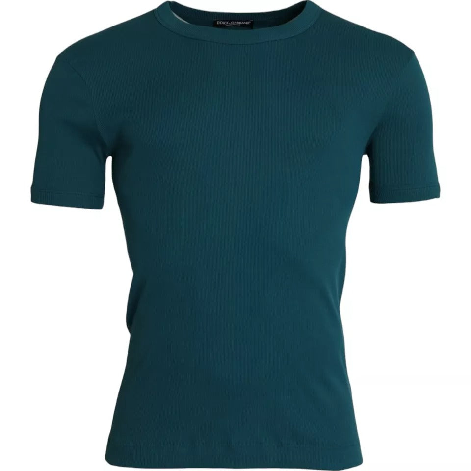 Green short sleeve shirt on a mannequin