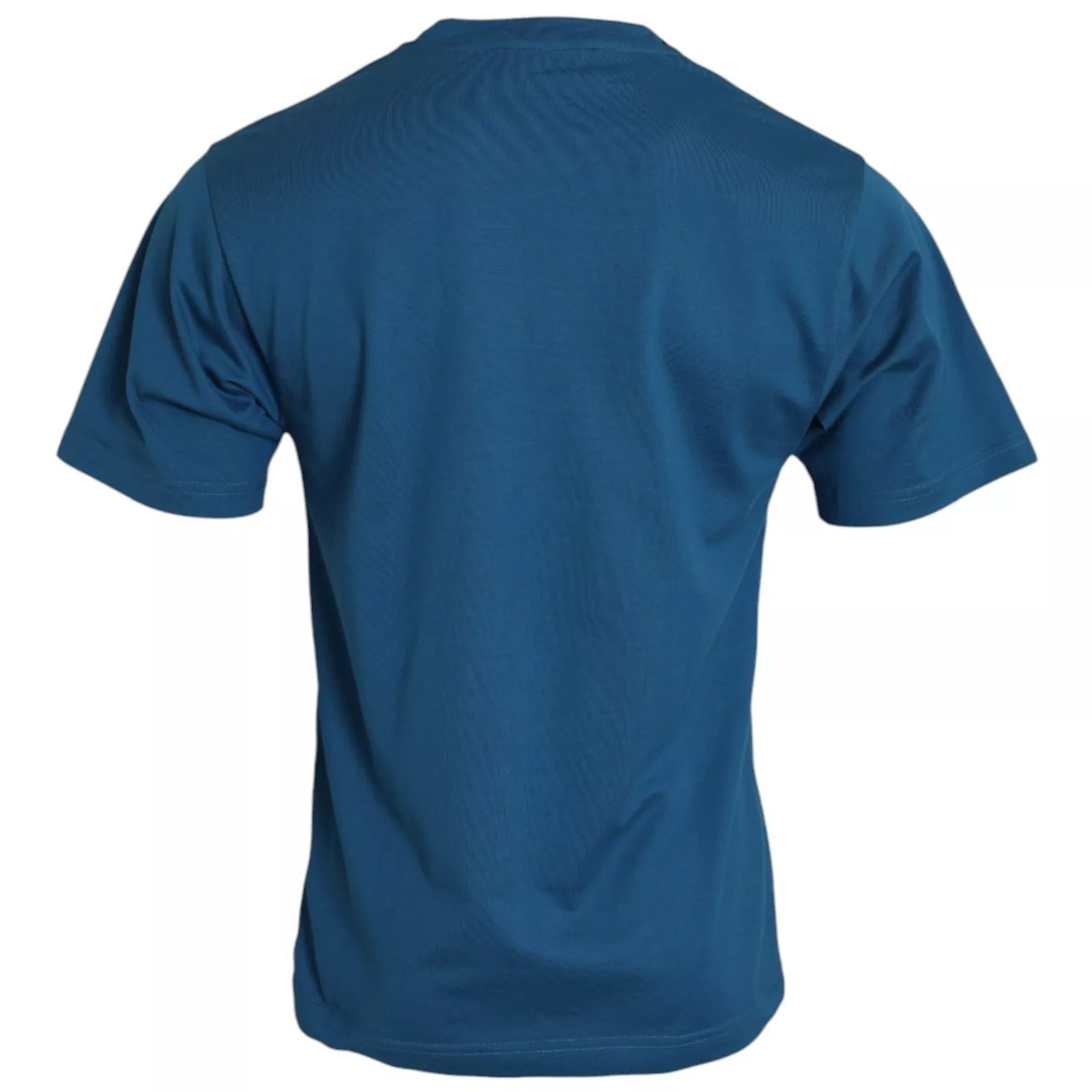 Blue short sleeve shirt on a mannequin