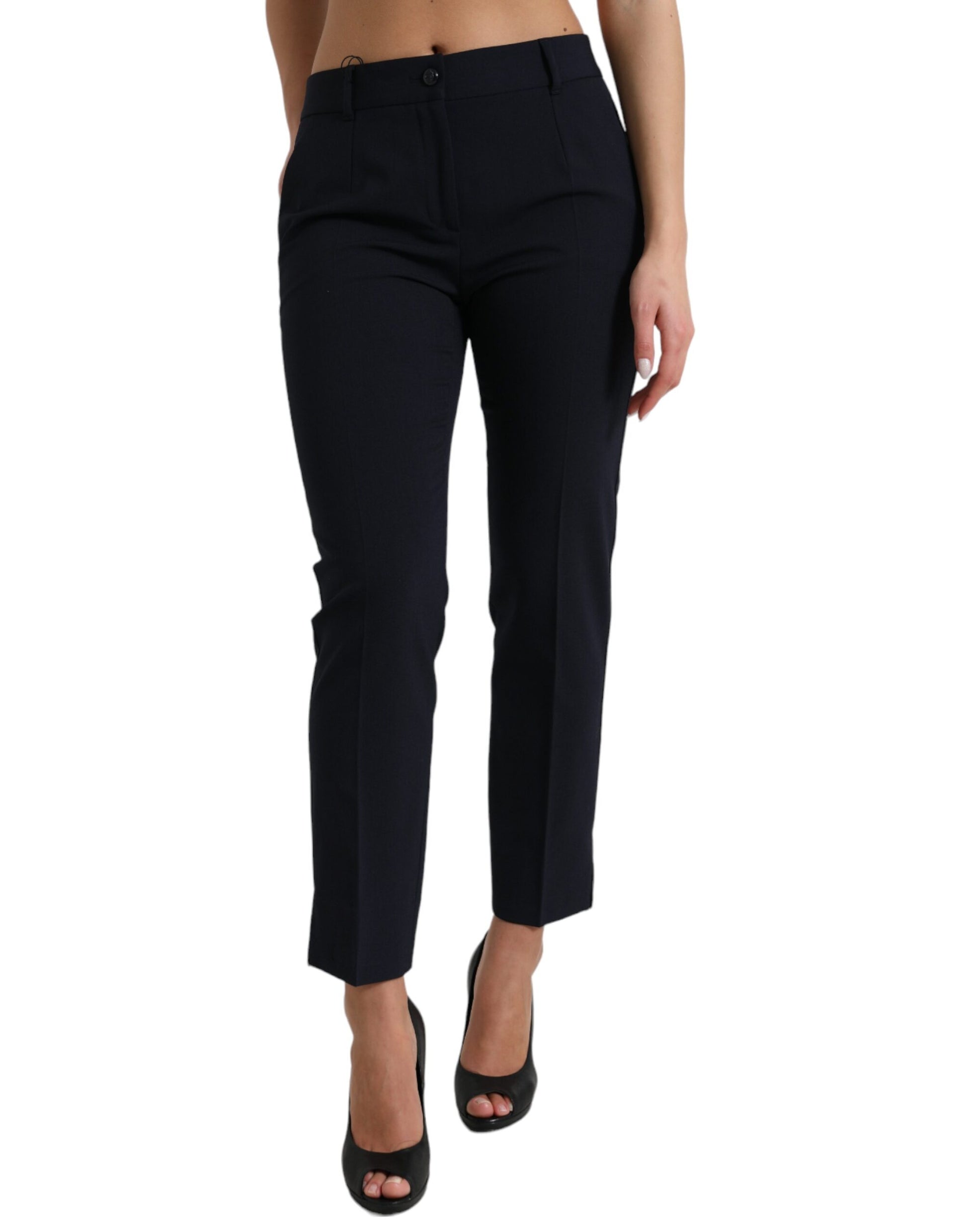 Pair of dark blue women's trousers