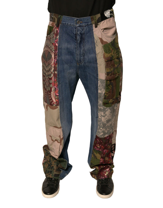 Pair of floral patterned pants