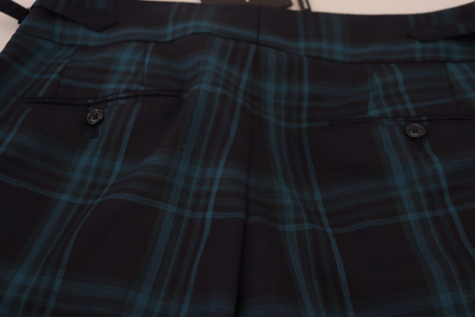 Pair of plaid shorts