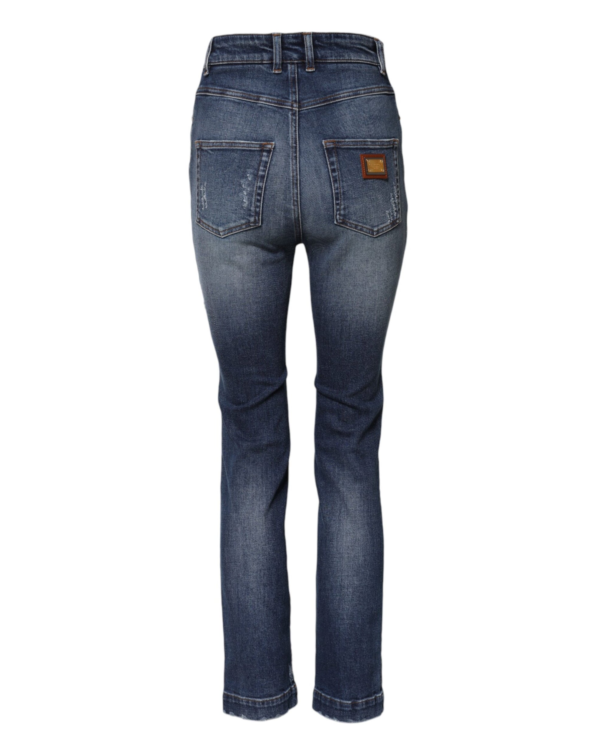 Pair of blue jeans on a mannequin