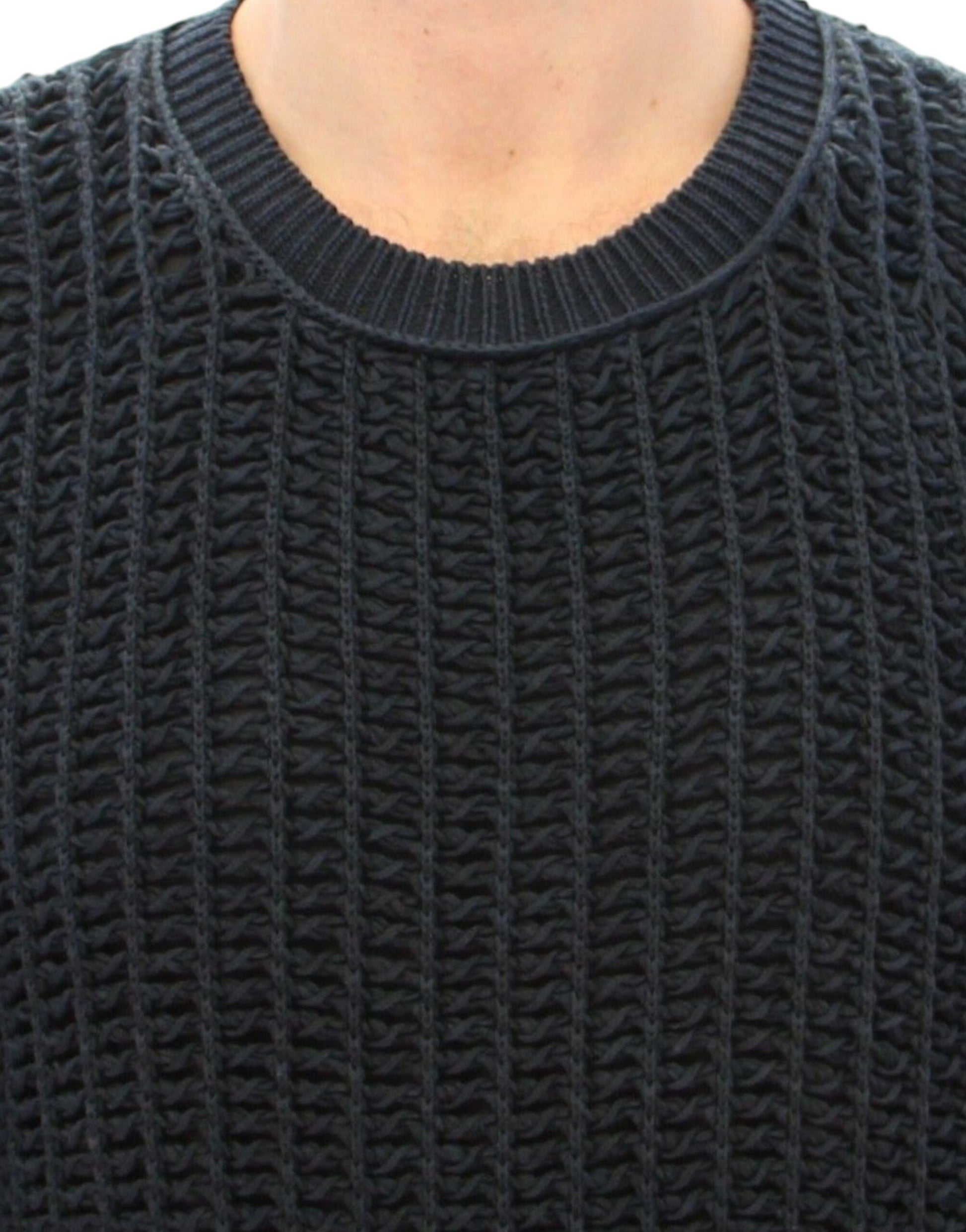 Black knit sweater