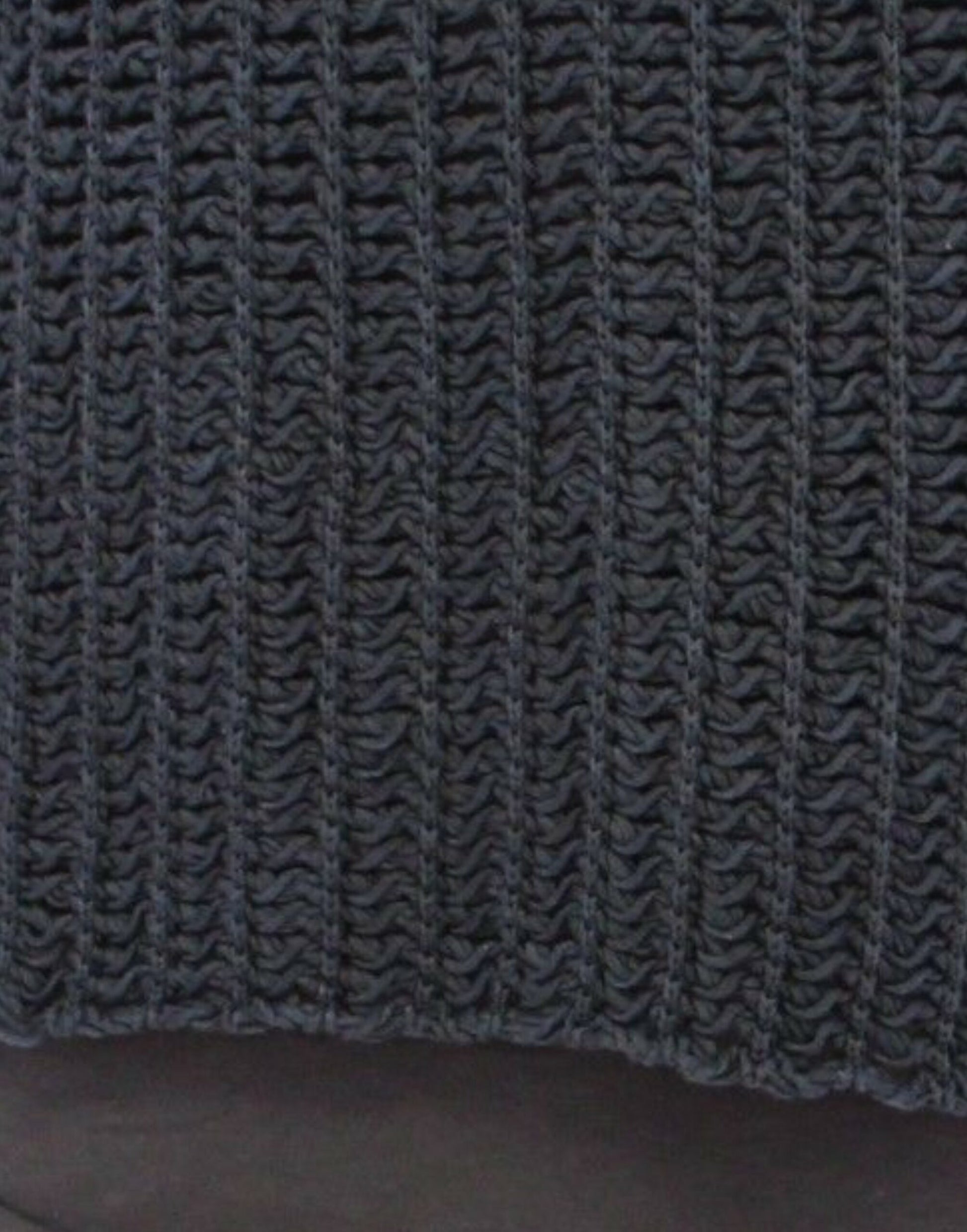 Textured fabric knit in a diamond pattern