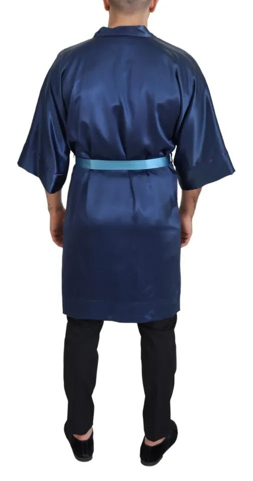 Blue robe on mannequin