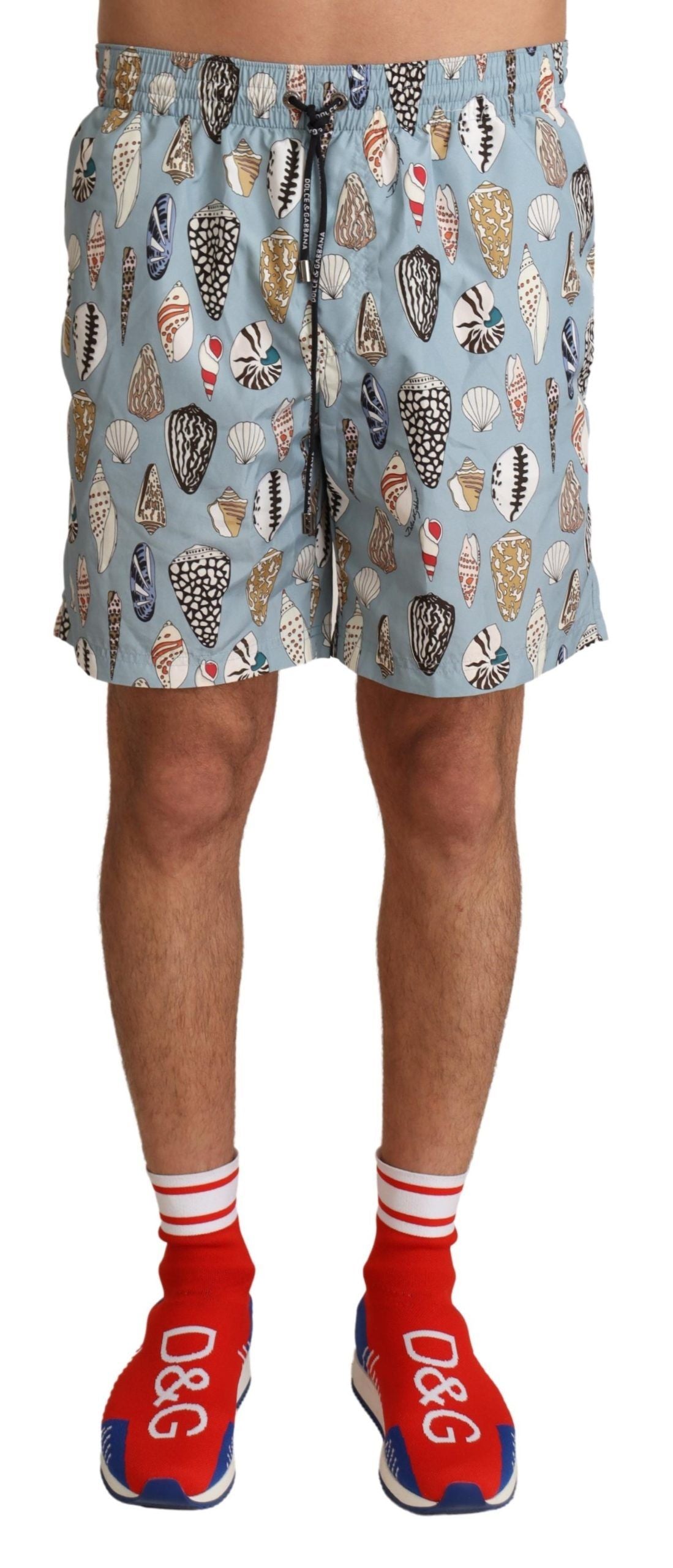 Men's swim trunks with various patterns