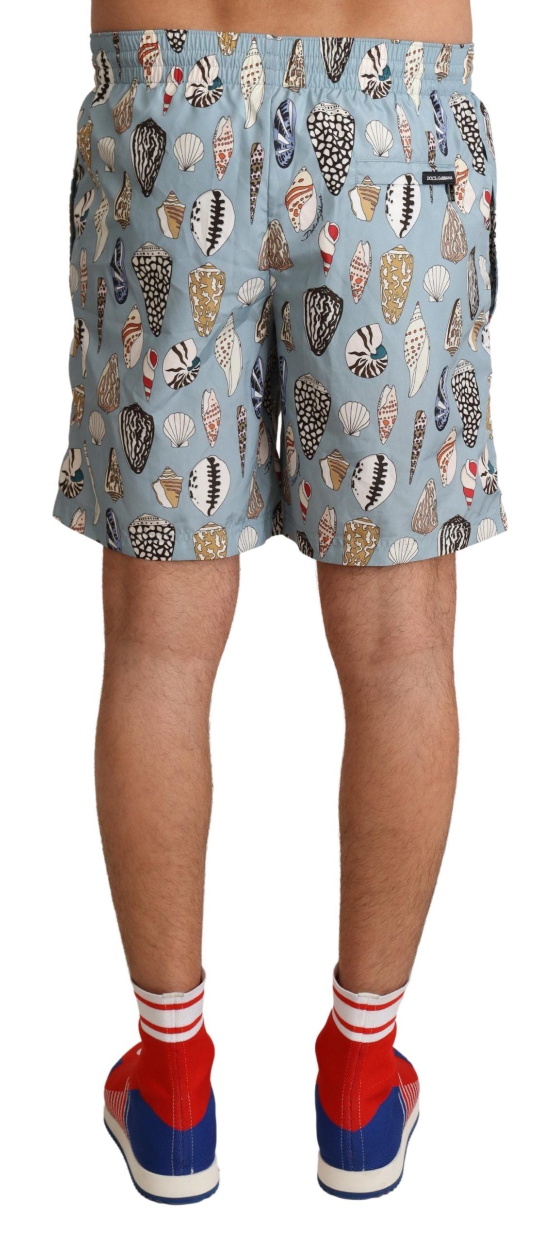 Men's shorts with fish pattern
