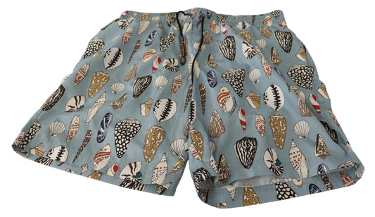 Shorts with shell pattern