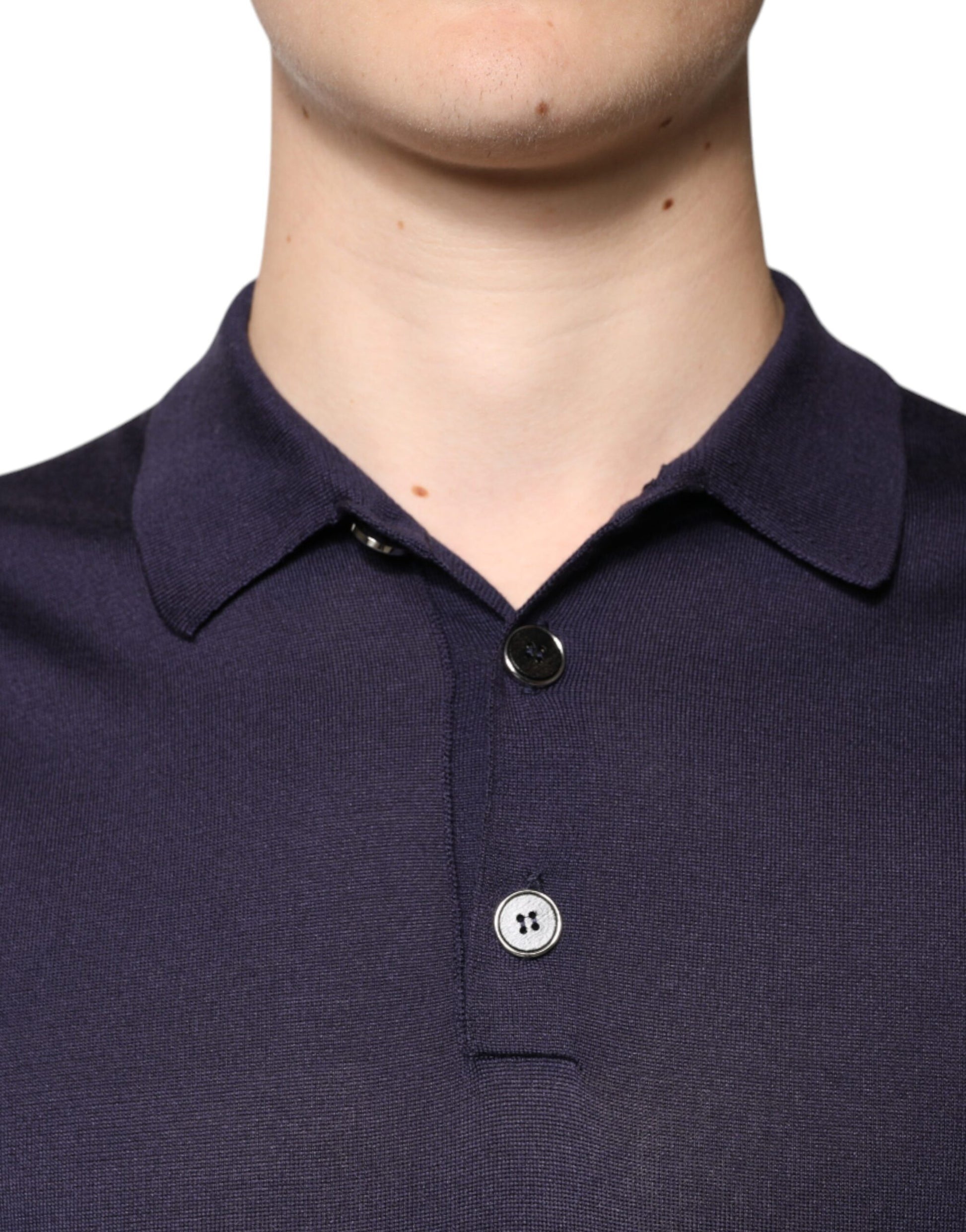 The shirt is blue