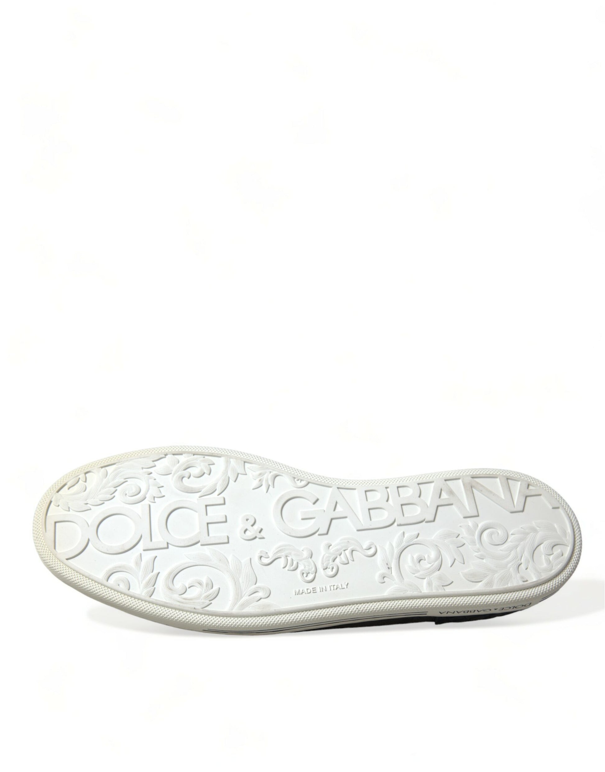 White flip flop with embossed logo and design