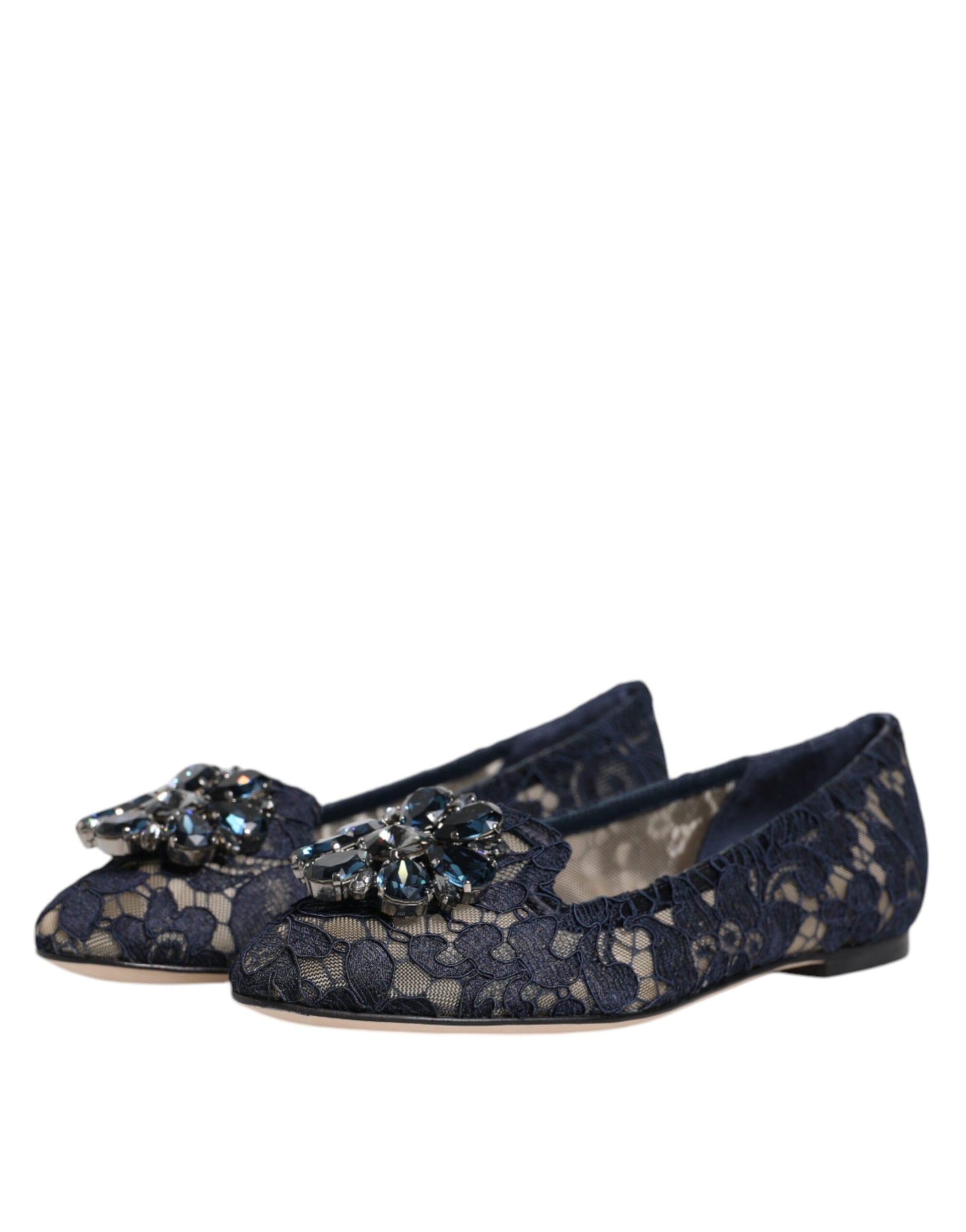 Black lace up shoes with embellishments on top