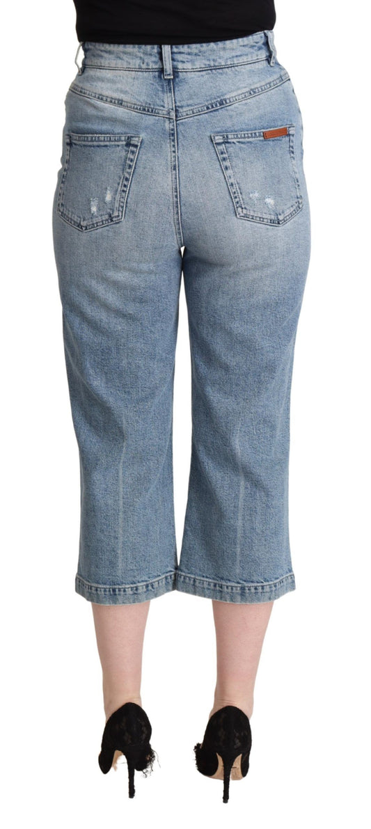 Pair of blue jeans on a mannequin