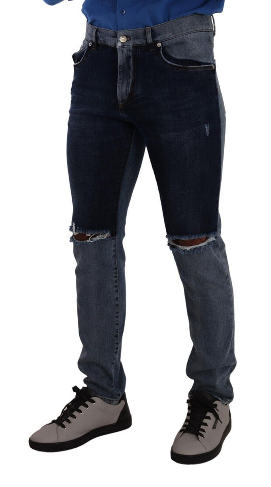 Pair of blue jeans on a mannequin