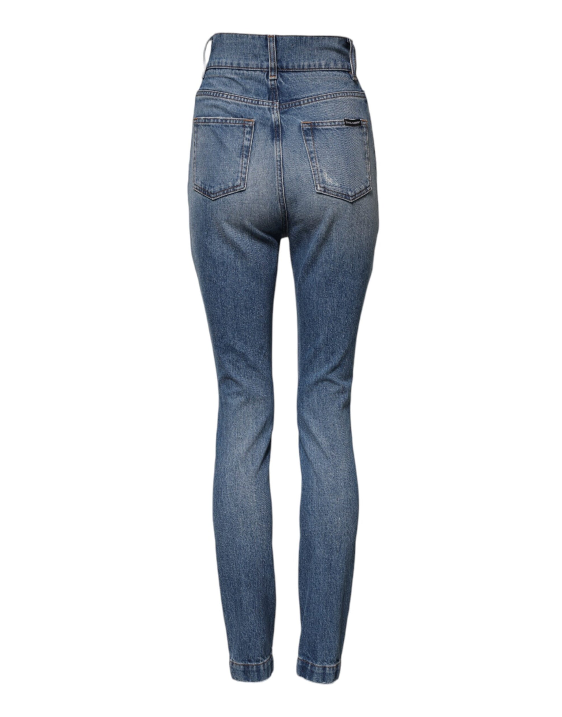 Pair of blue jeans on a mannequin