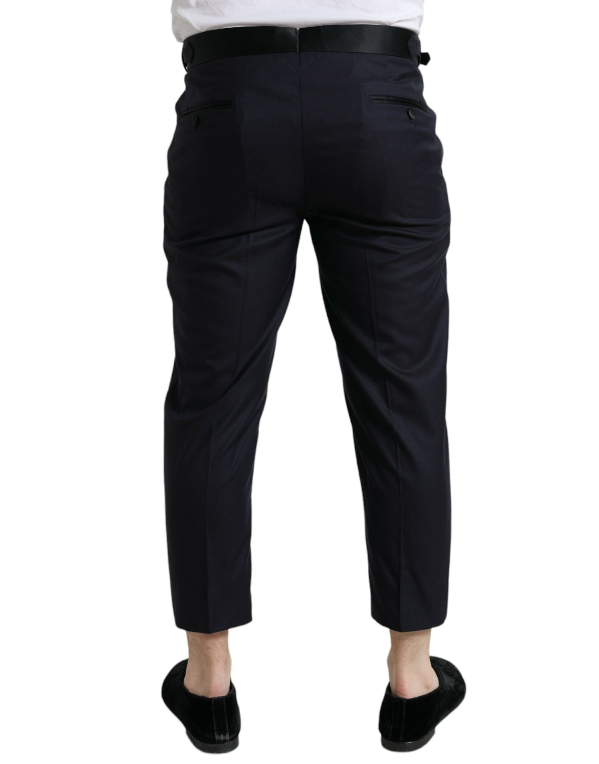 Pair of dark blue dress pants