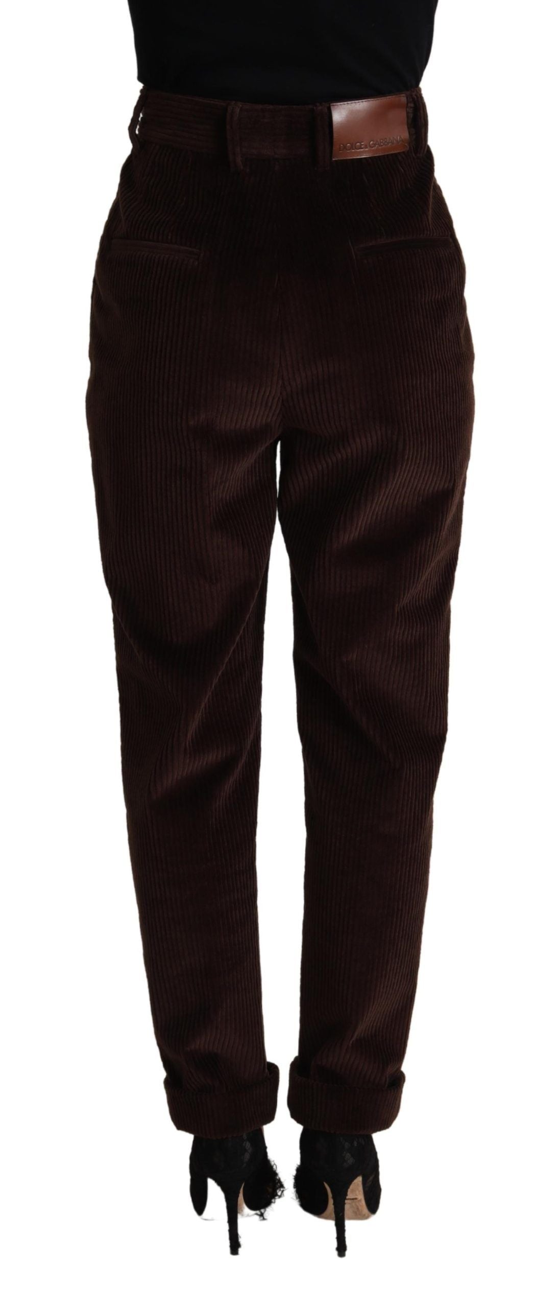 Brown pants on mannequin