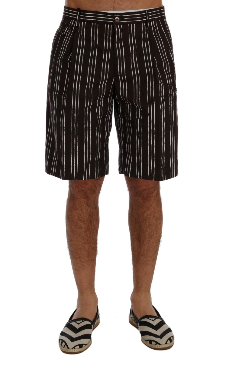 Men's shorts with horizontal stripes