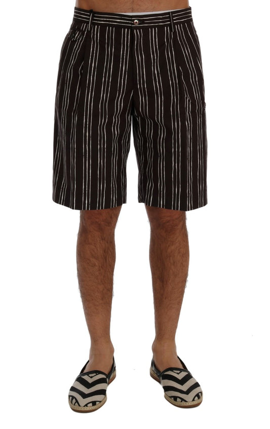 Men's shorts with horizontal stripes