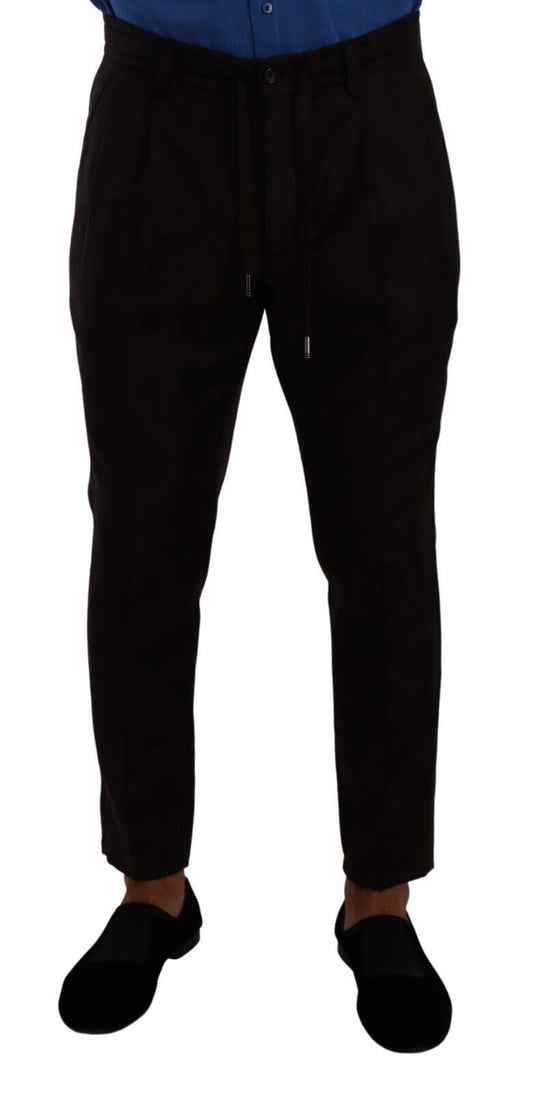 Man wearing black pants and shoes