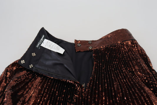 Black leather jacket with red sequins on sleeve