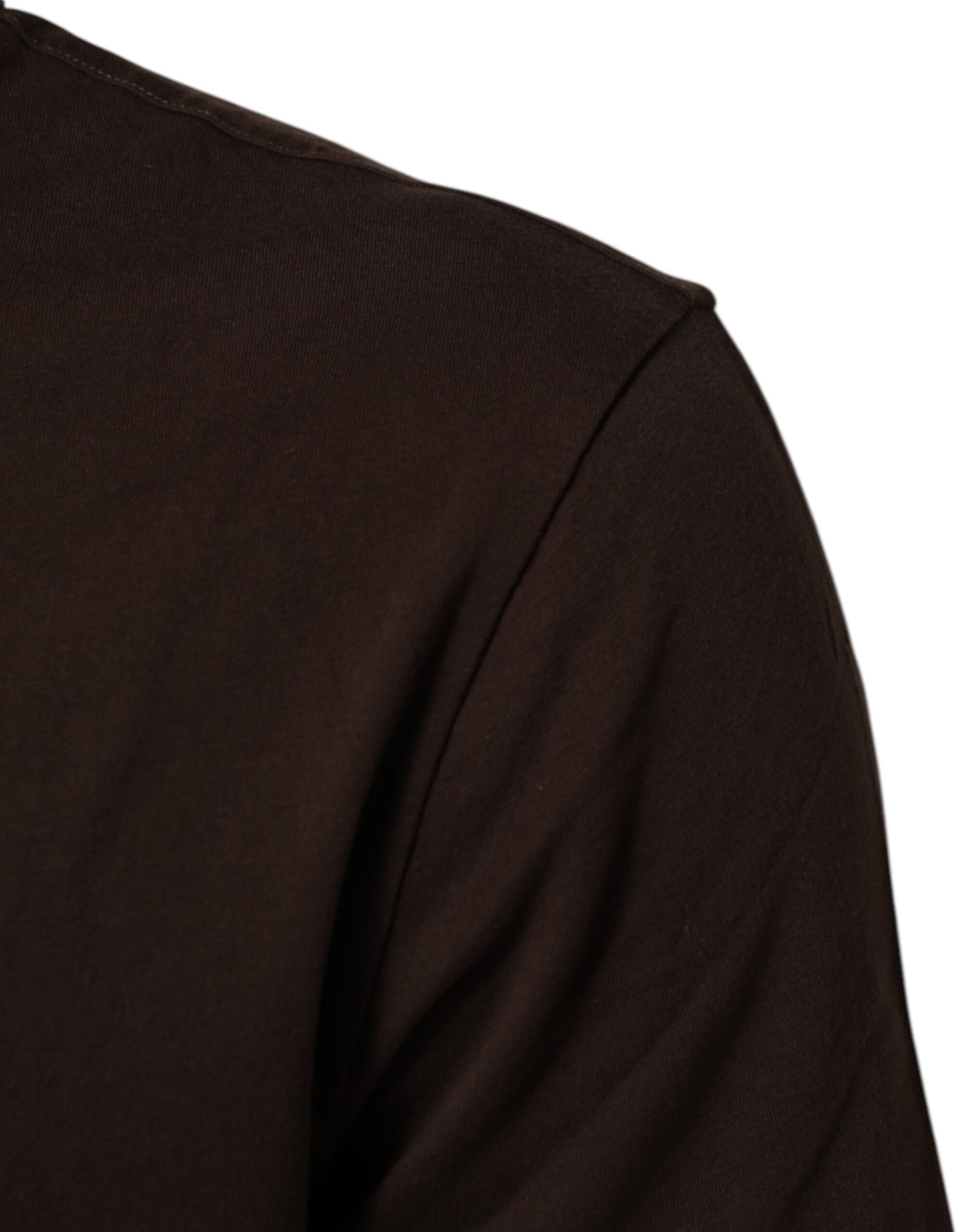 Long sleeve dark shirt on mannequin