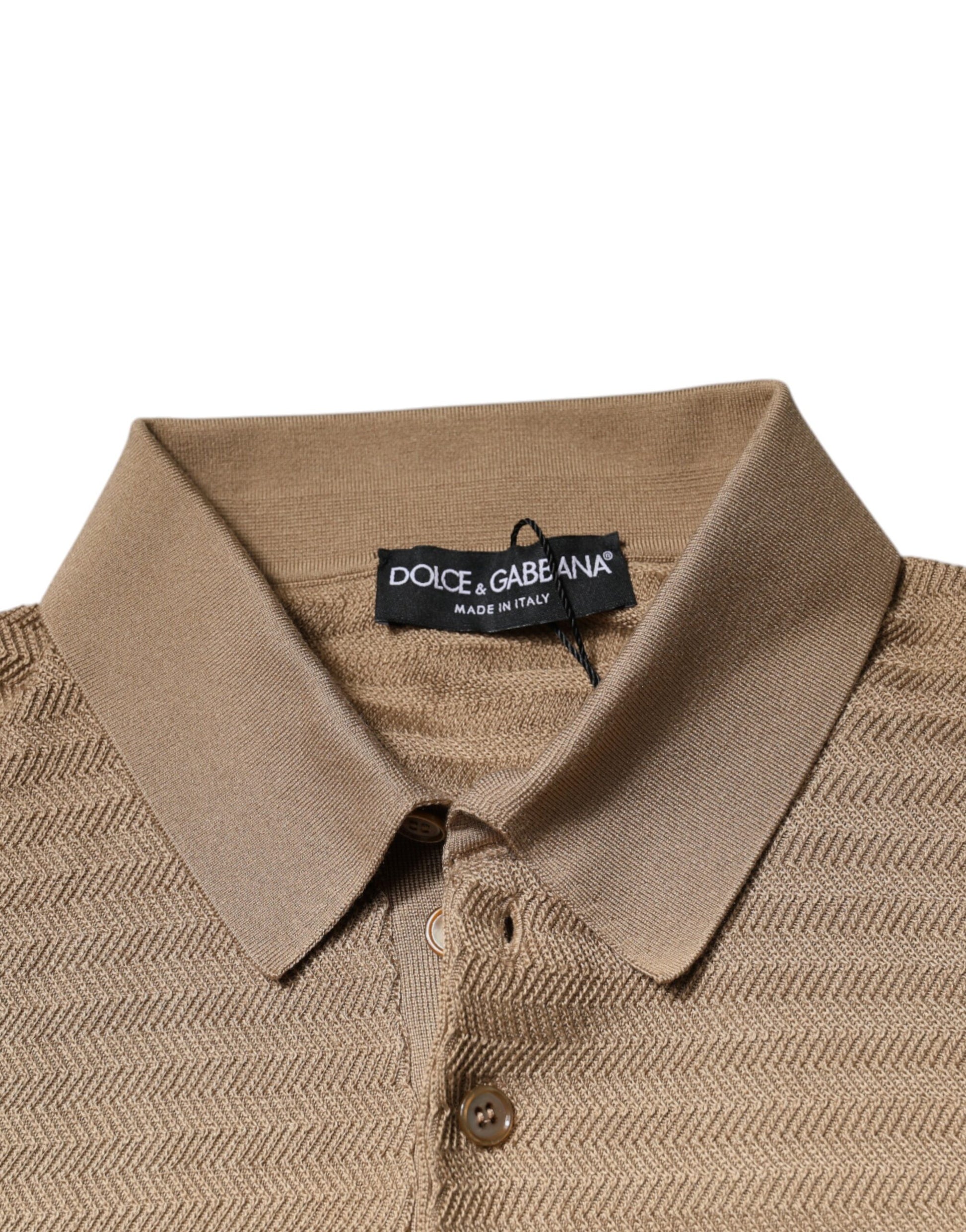 Brown shirt on hanger