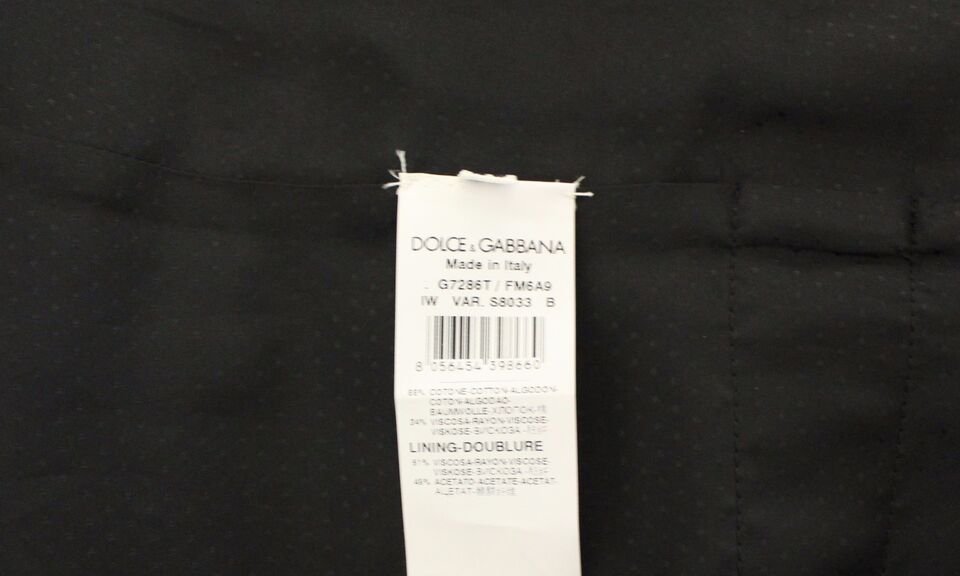 A brown cotton blend dress vest gilet from Dolce & Gabbana