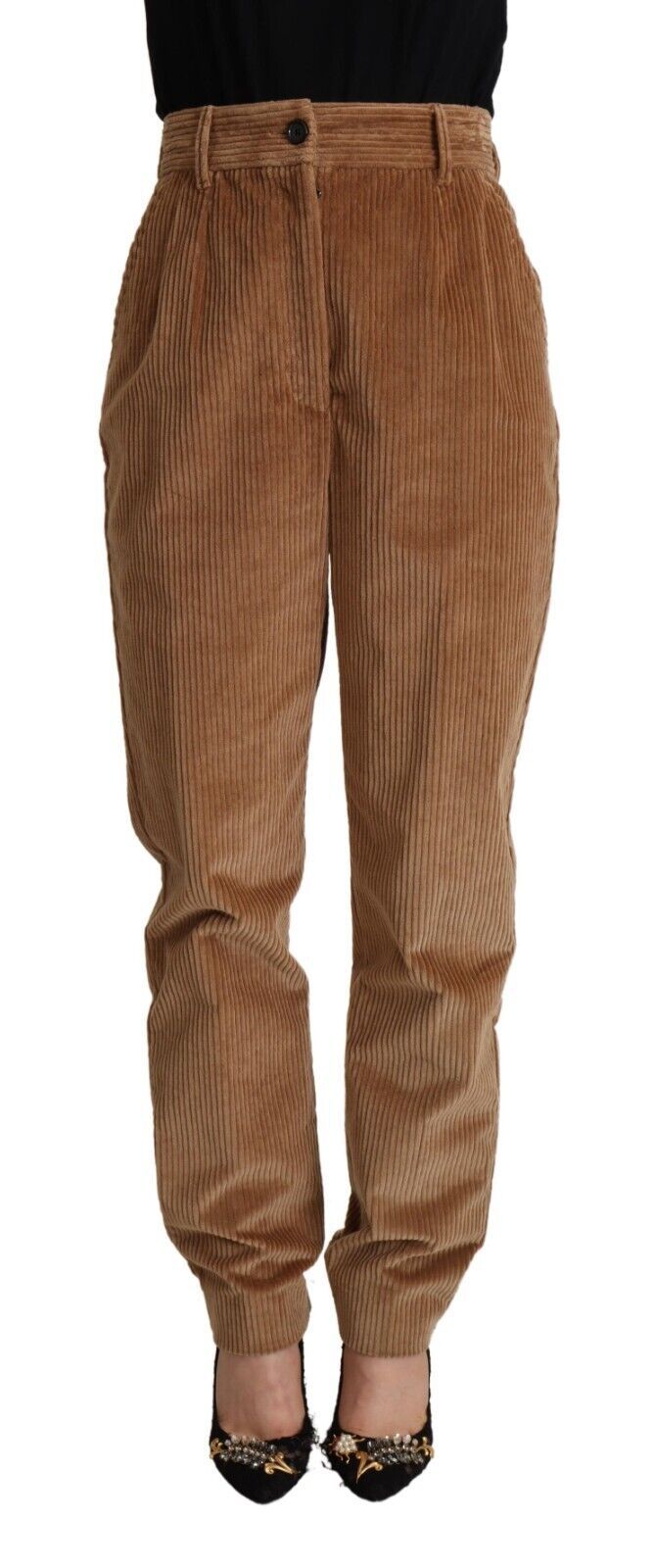 Brown pants on a mannequin