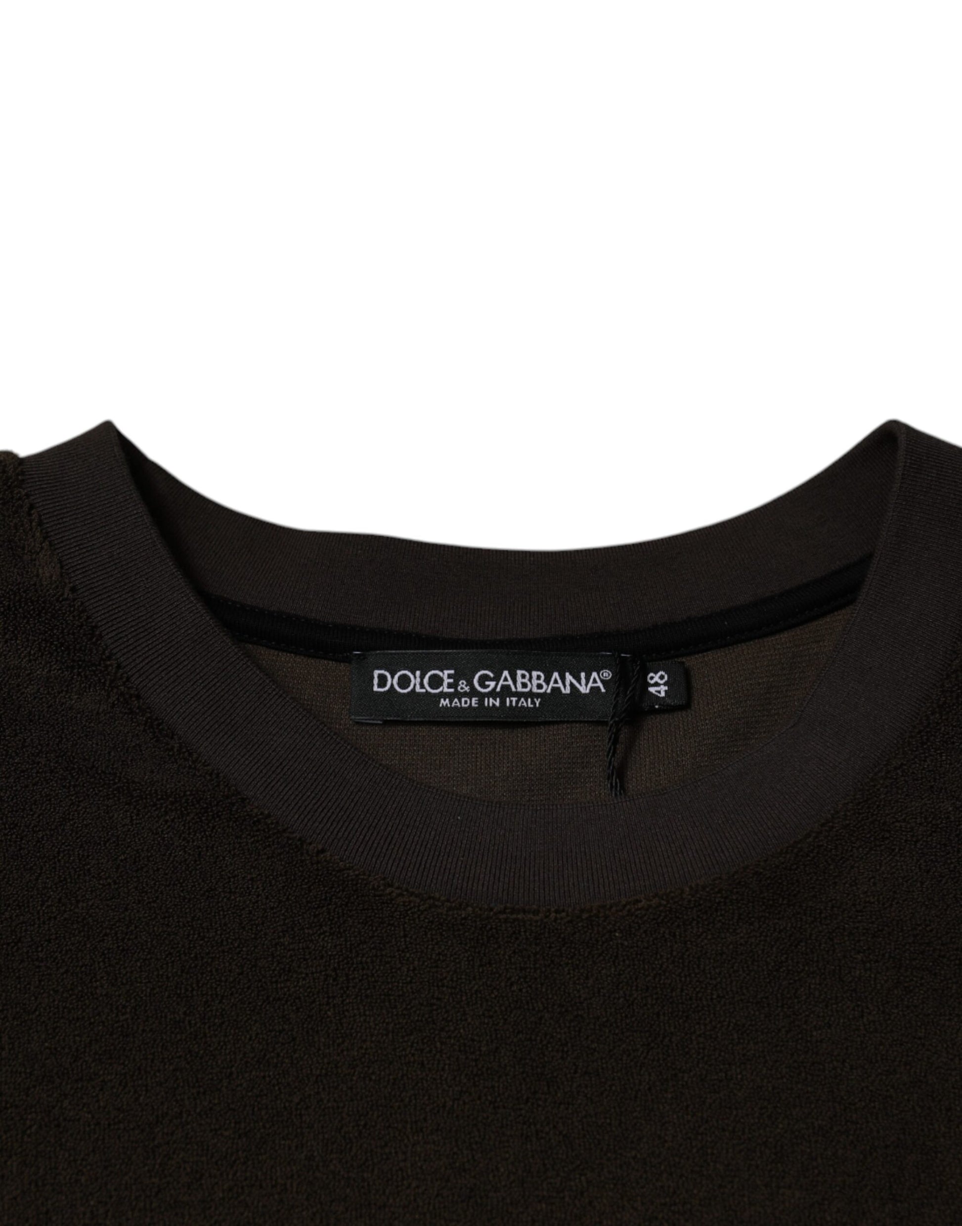 Black sweater with ribbed neckline