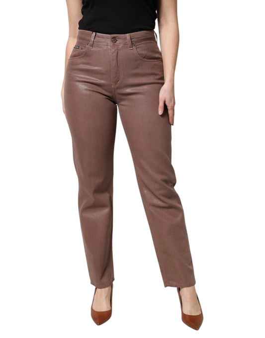 Woman wearing brown pants