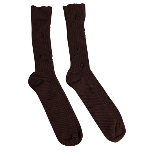 Pair of dark colored socks