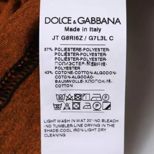 Brown jacket tagged as Dolce & Gabbana Made in Italy