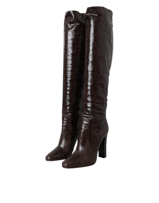 Pair of knee high boots