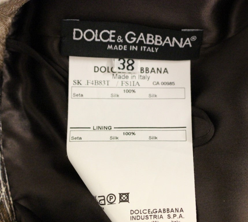 Tag on a black jacket