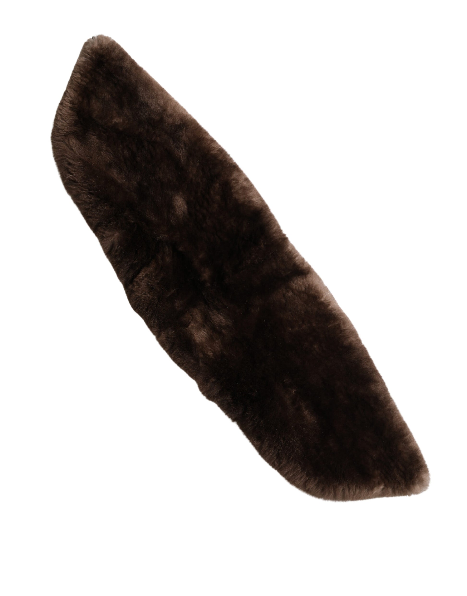 Furry brown object resembling a knife or dagger