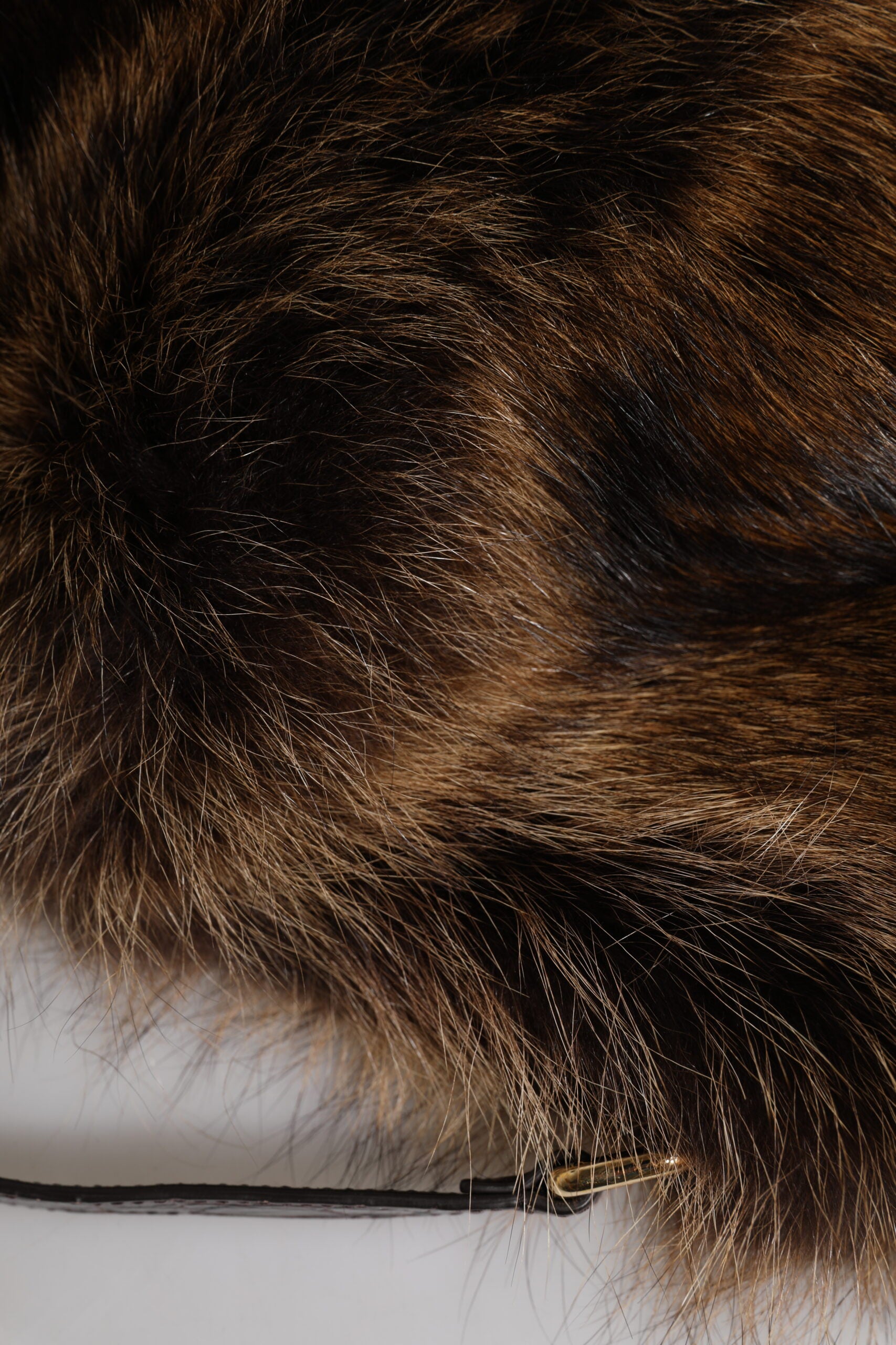 Furry brown animal pelt