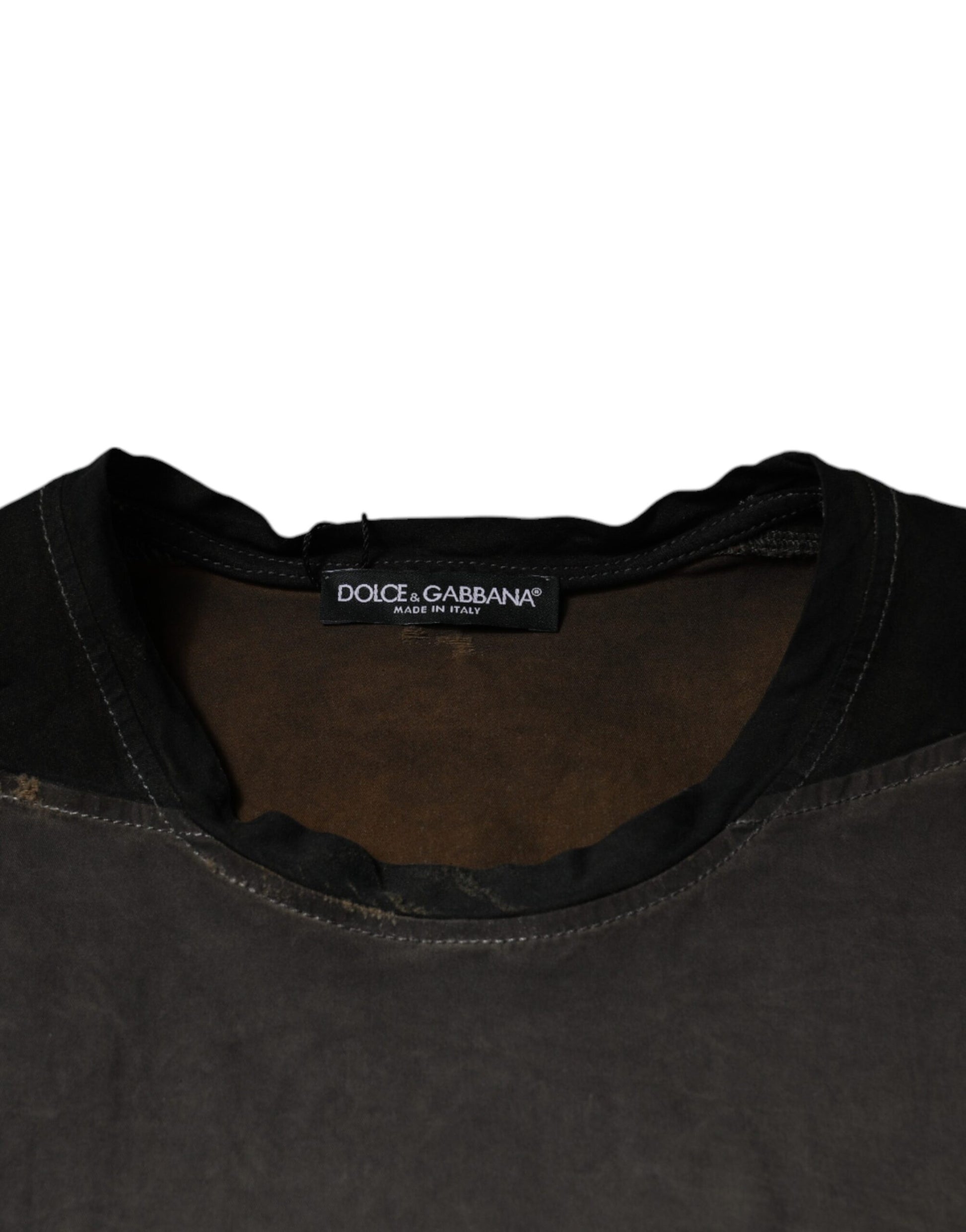 Black shirt with tag
