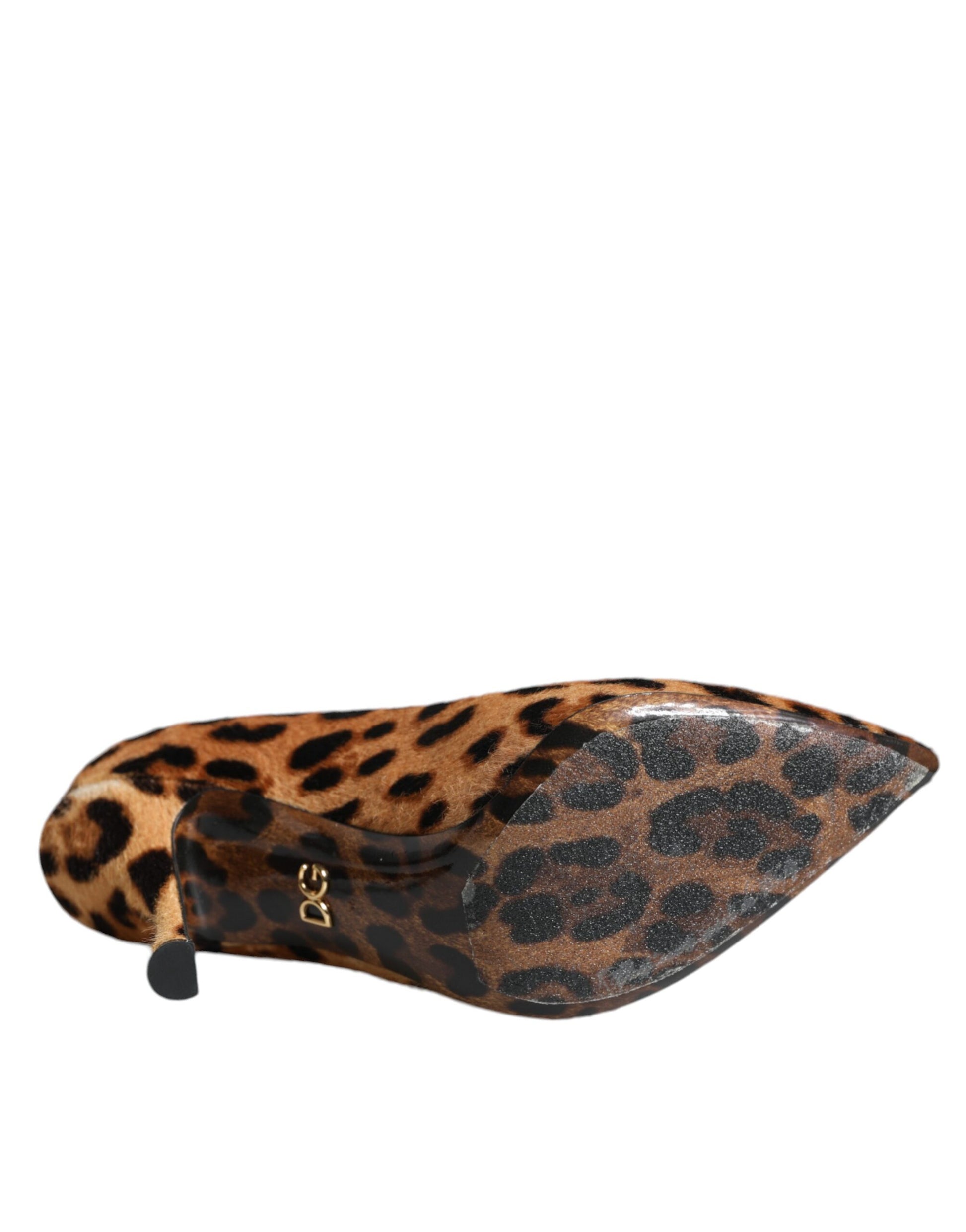 Leopard print clutch purse with gold accents