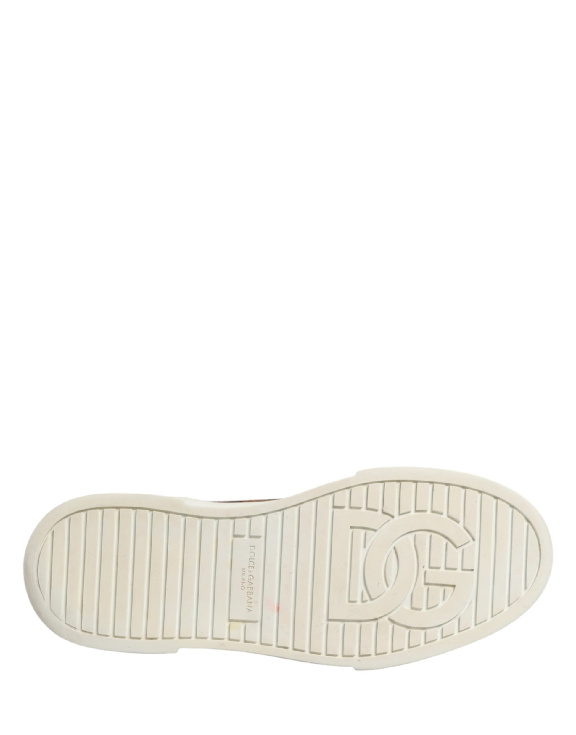 White sneaker with logo on side