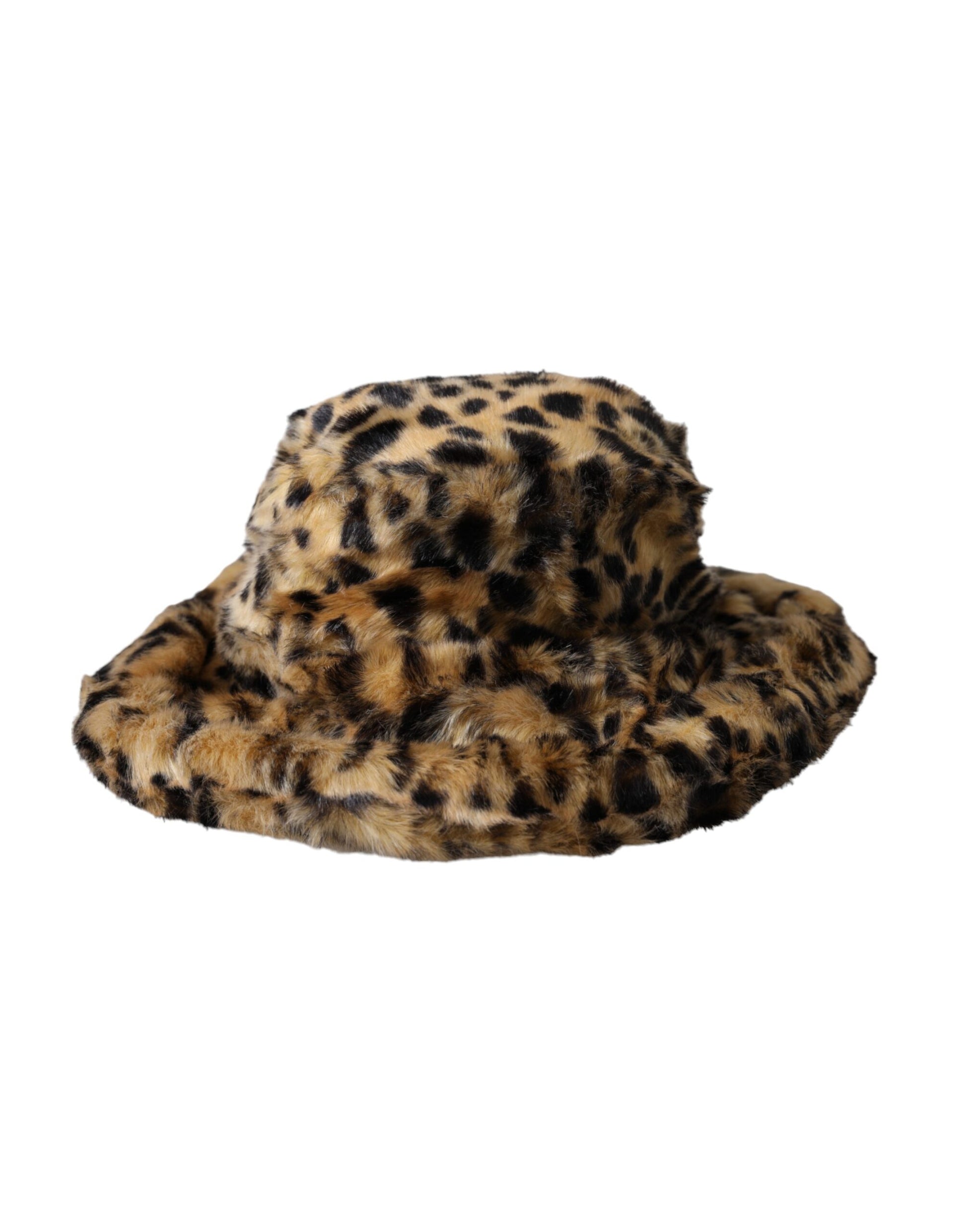 Leopard print bucket hat
