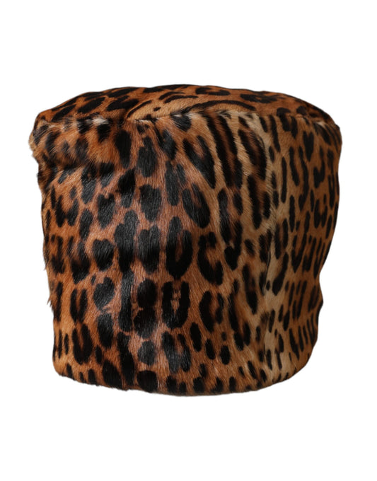 Leopard print pillow cover
